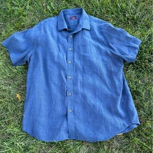 Men’s 100% Linen Untukit XL Button down shirt